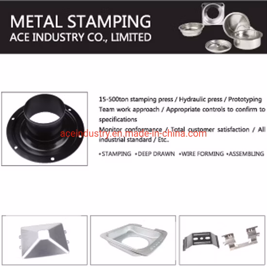 Customized Metal Round Deep Drawing Part/ High Precision Deep Drawing Parts/ Deep Drawn